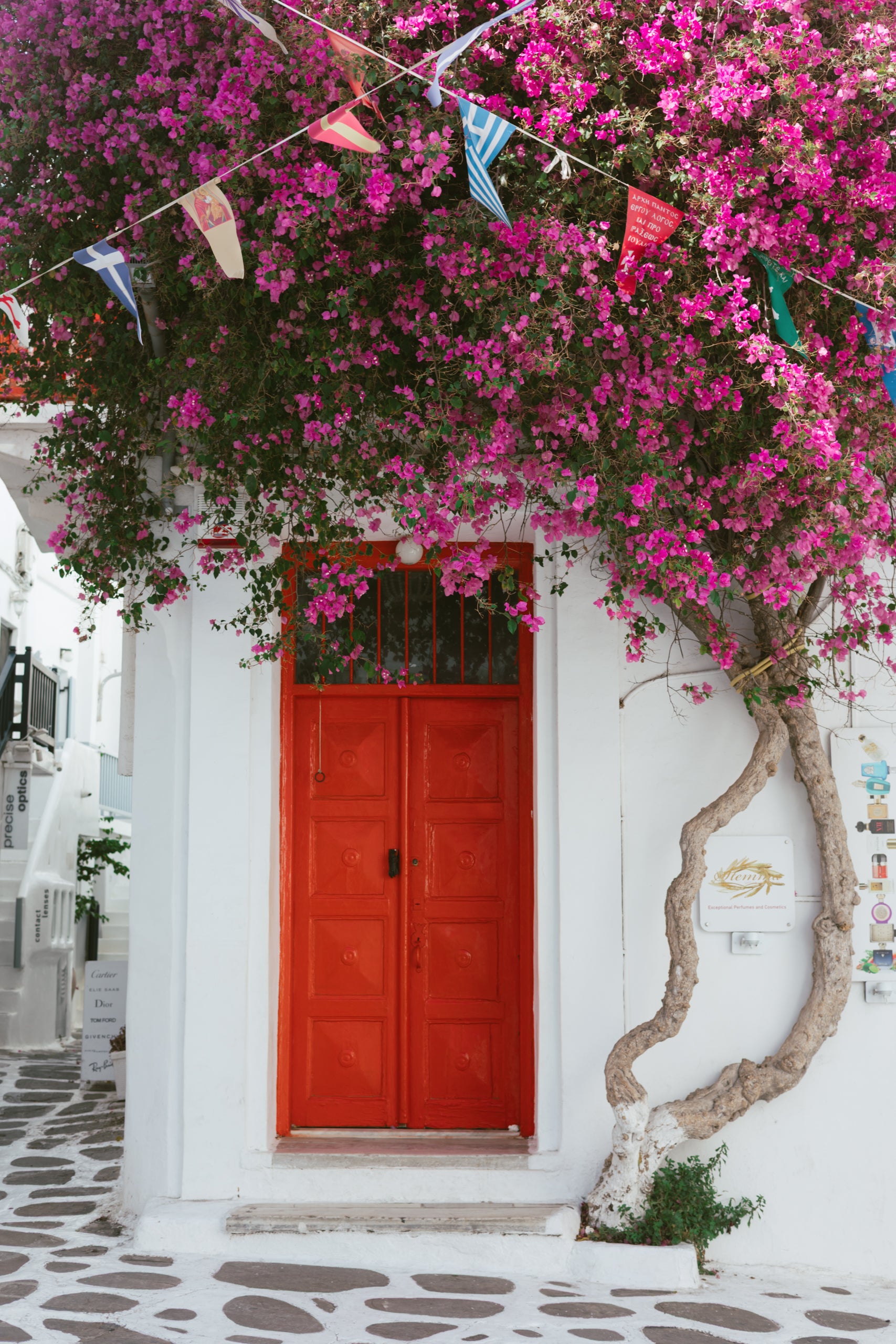 The Red Door of Mykonos