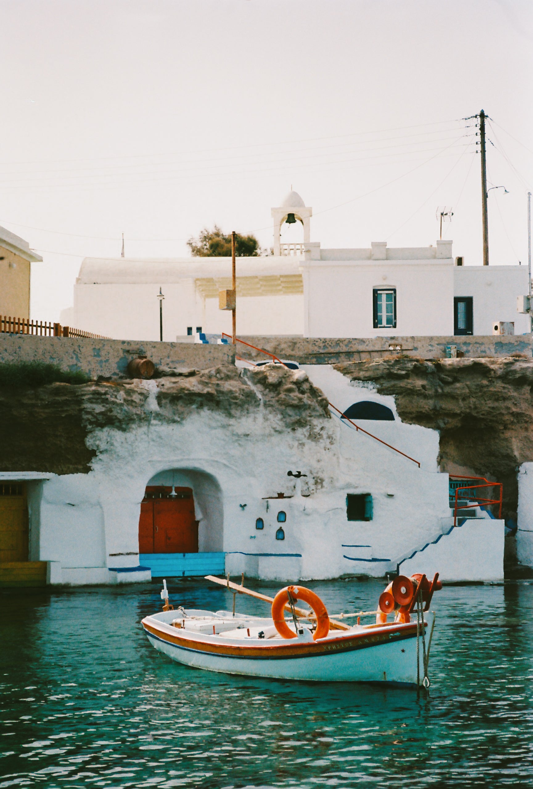 Anchored in Milos